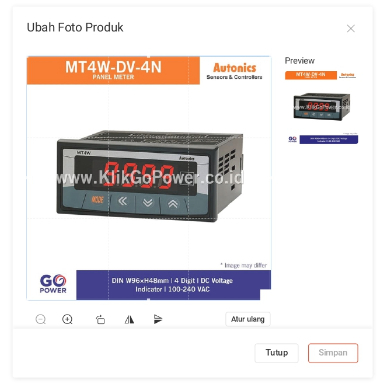 AUTONICS PANEL METER MT4W-DV-4N