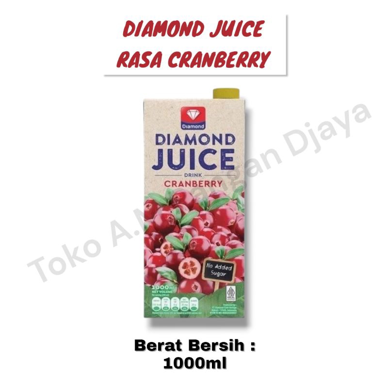 

Diamond Juice Drink Cransberry 1 ltr