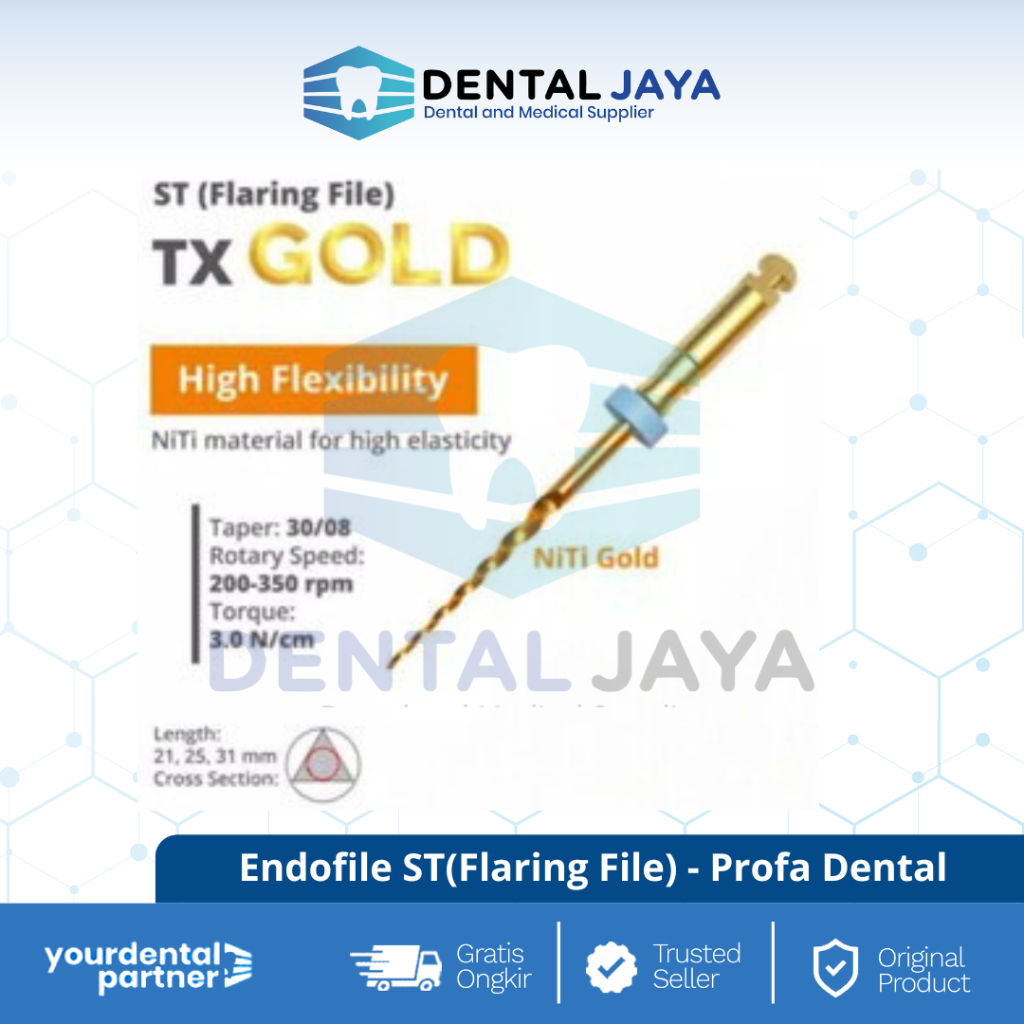 

Profa Endofile St (Flaring File) | Endo File | Endodontic - DENTAL JAYA