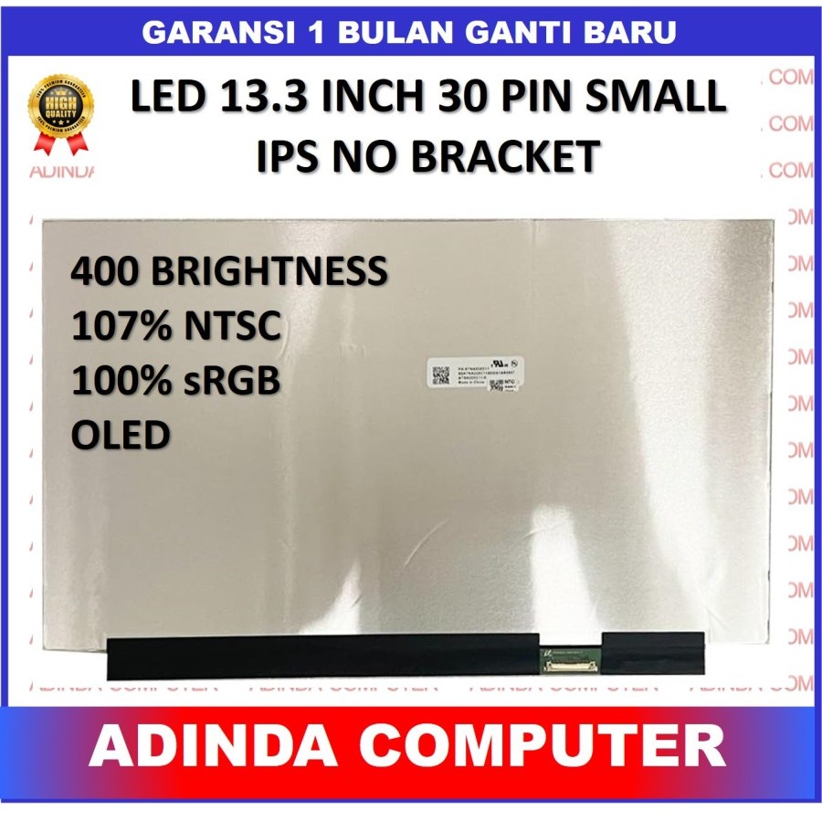 LCD LED ASUS Vivobook 13 Slate T3300 13.3 13 Inch 30 Pin 30pin Small Narrow Full HD FHD OLED 400cd 1