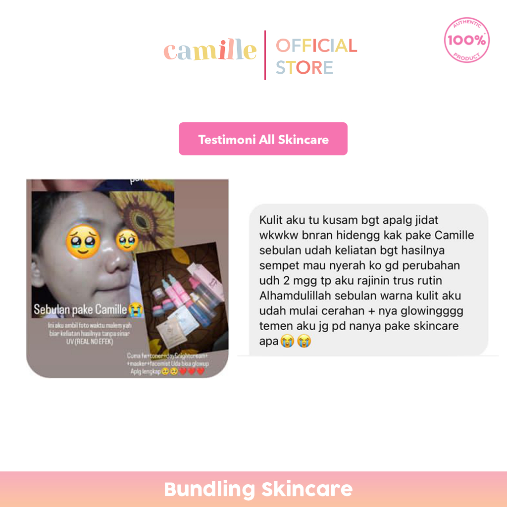 Bundling Skincare Brightening Camille Beauty Pasti Ori