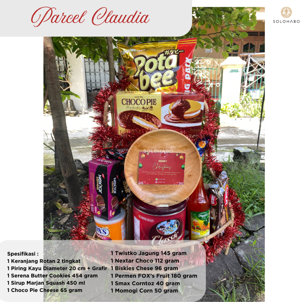 

Parcel Claudia/Parcel Natal/Parcel Natalan/Hampers Kue Natal/Parcel Natal dan Tahun Baru/Parsel Natal/Hampers Natal Makanan/Hampers Kue Kering Natal/Parcel Christmas/Hampers Natal Premium.Hampers Natal Mewah/Christmas Hampers/Christmas/Hampers Natal 2024