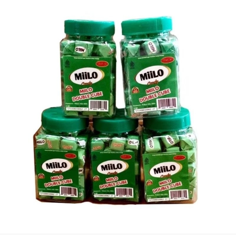 

Miilo Candy Double Cube Permen Milo Coklat Toples Isi 50 Pcs