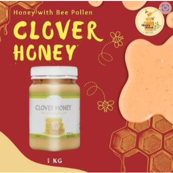 

MADU CLOVER HONEY 1kg FREE SENDOK KAYU ORIGINAL EXP 2026