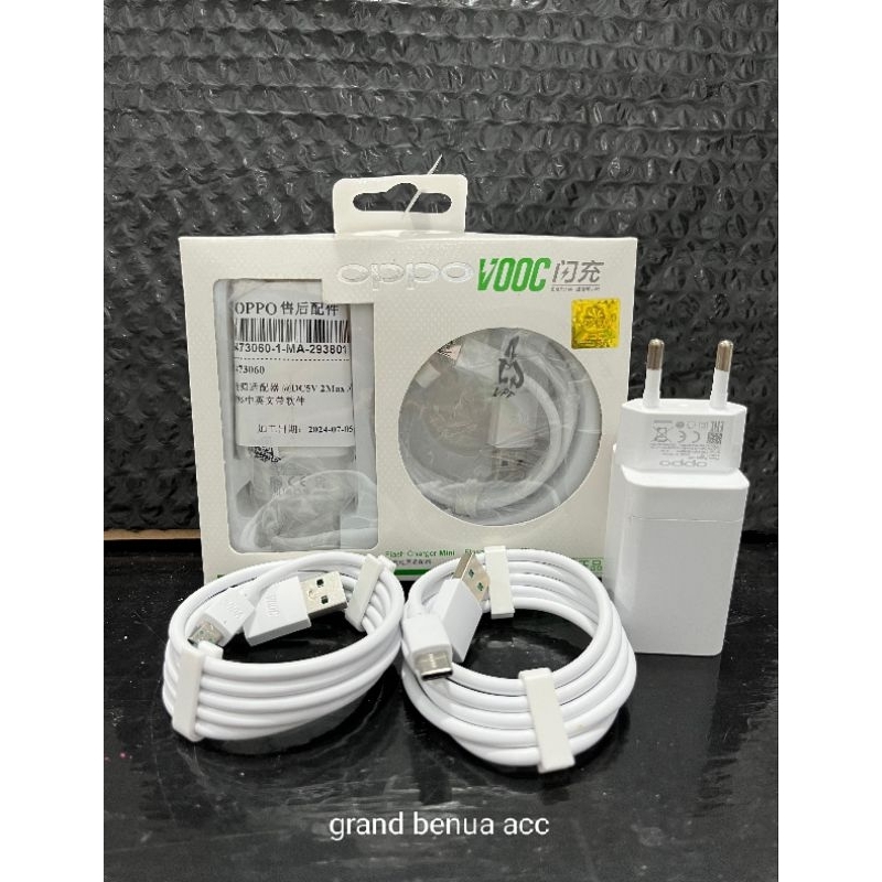 TC CHARGER Casan OPPO F9 FAST CHARGING VOOC MICRO TYPE C