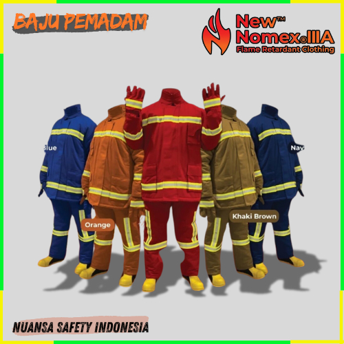 Fireman Suit Nomex IIIA - Baju Pemadam New Nomex IIIA Sertifikat Original