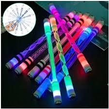 

Spinning pen pulpen pena putar plastik balance anti stress bolpoin rotating Dengan lampu led bercahaya