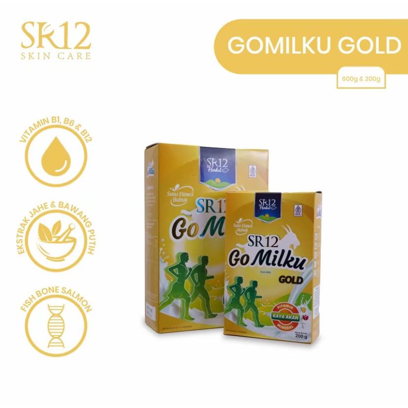 

GoMilku Gold SR12 Susu Kambing Bubuk Etawa Asli Atasi Nyeri Sendi Pegal Linu