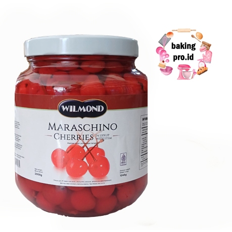 

Wilmond Maraschino Cherry Tangkai 2Kg (Include Packaging Super Aman)