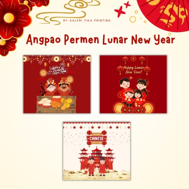 

(10 pak) ANGPAO LUNAR NEW YEAR AMPLOP IMLEK GONG XI FA CAI