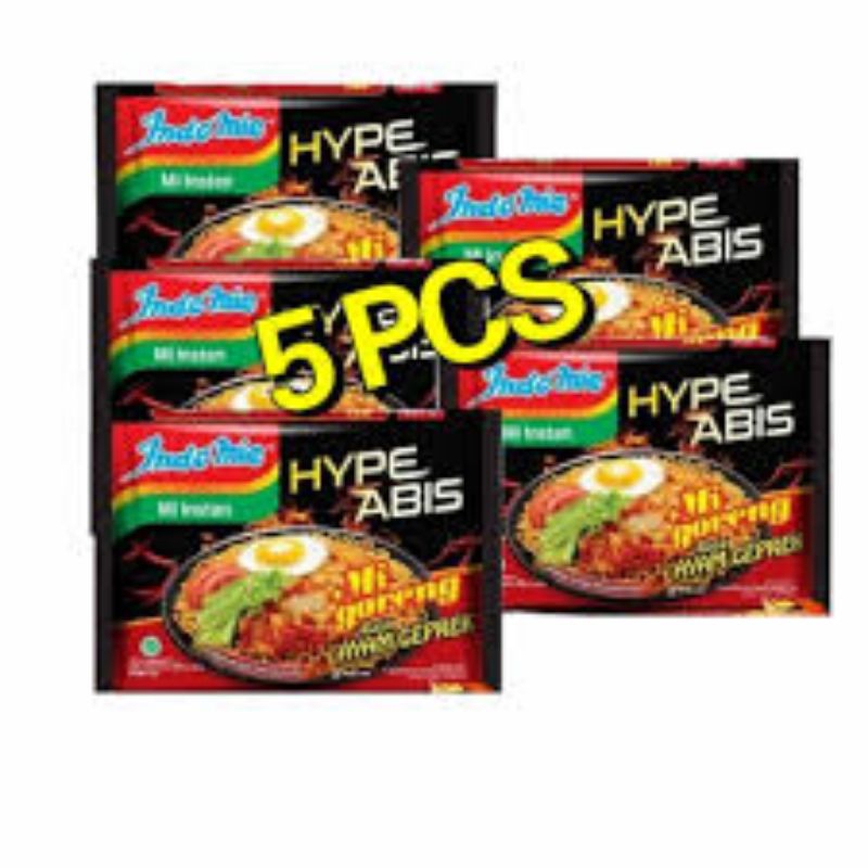 

Indomie goreng Hype abis rasa ayam geprek 5pcs