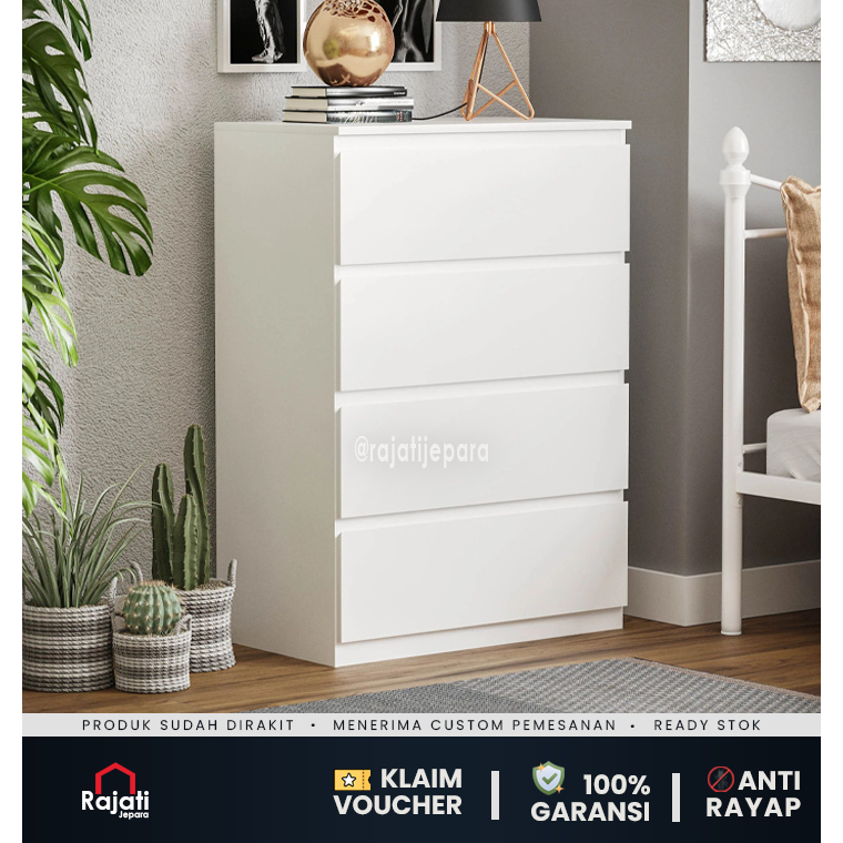 Drawer Pakaian Drawer Meja Kamar Tidur Meja Minimalis Kamar Nakas Meja Kamar Tidur | RJMLEB1
