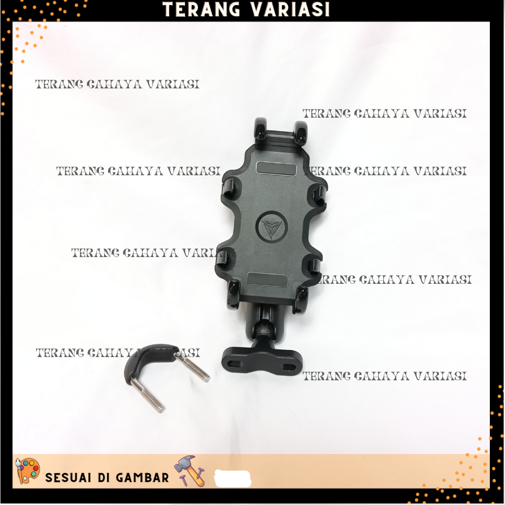 HOLDER HP STANG MOTOR PHONE HOLDER MOTOWOLF PENYANGGA HP GPS UNIVERSAL BRACKET BRAKET BREKET NMAX AE