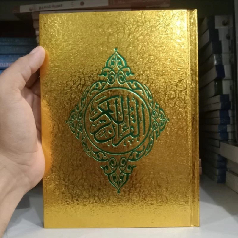AlQuran Cover Emas Non Terjemahan A5 | Mushaf Cover Emas Sedang