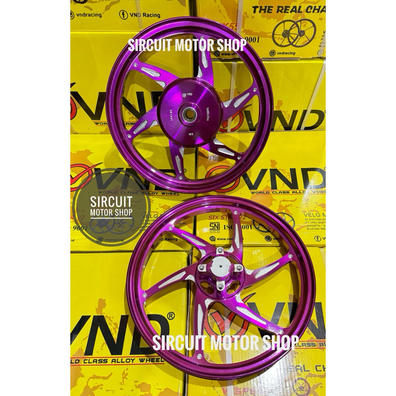 VELG VND SIX STAR V2 RING 14 MIO SPORTY & M3 & MIO SMILE / VELG VND RACING SIX STAR V2 RING 14 MIO