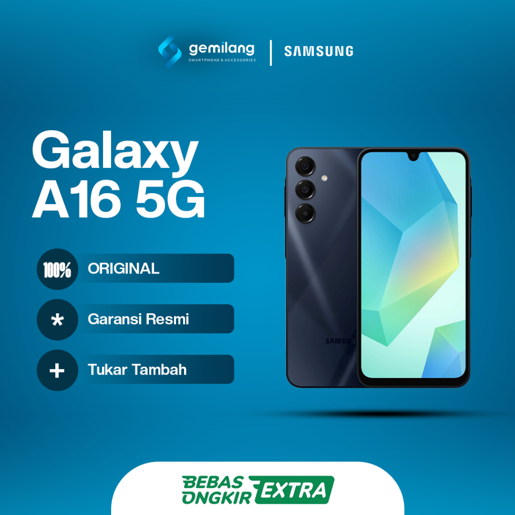 HP SAMSUNG GALAXY A16 5G RAM 8/256 | MEDIATEK DIMENSITY 6300 WITH 50MP MAIN CAMERA | BATTERY 5000AMH