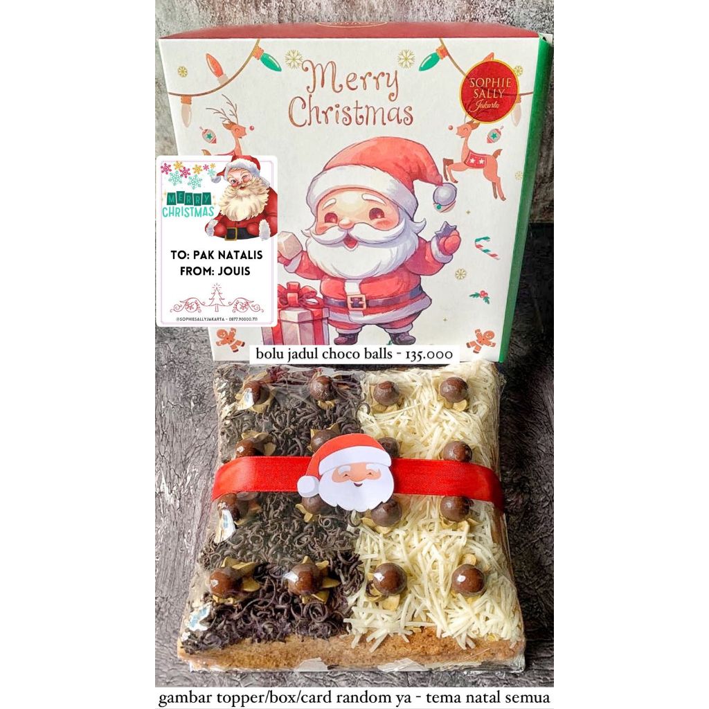 

Bolu Jadul Choco Ball Christmas Edition / Paket Hampers Natal - READY