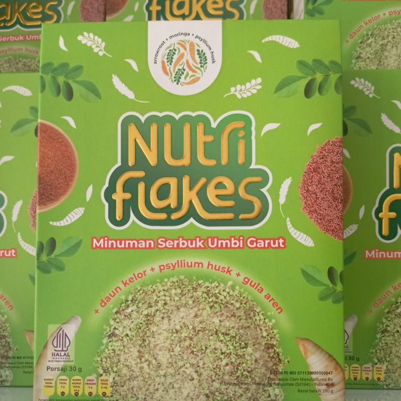 

Nutriflakes Minuman Serbuk Ubi Garut 280gr