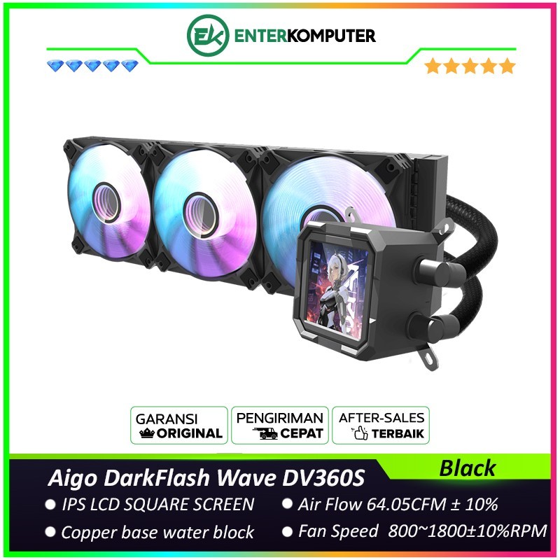Aigo DarkFlash Wave DV360S - Black Edition