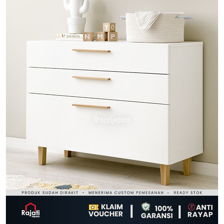 Drawer Meja Laci Lemari Laci Meja Minimalis Kamar Lemari Kecil Minimalis | RJMLP53