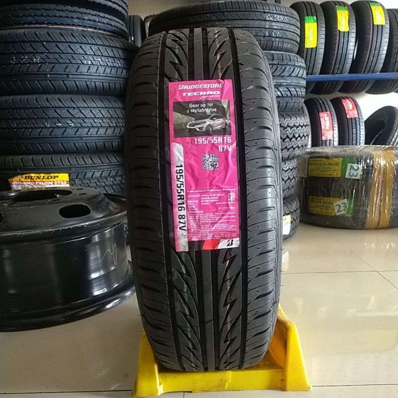 Ban mobil NEW JAZZ SWIFT BRIDGESTONE 195/55 R16 TECHNO *2025