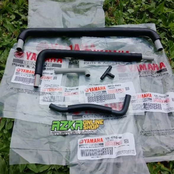 PAKET 5 ITEM SELANG BENSIN SELANG HISAP VAKUM SELANG AIS MIO SPORTY AIS DAN MIO SMILE ORIGINAL