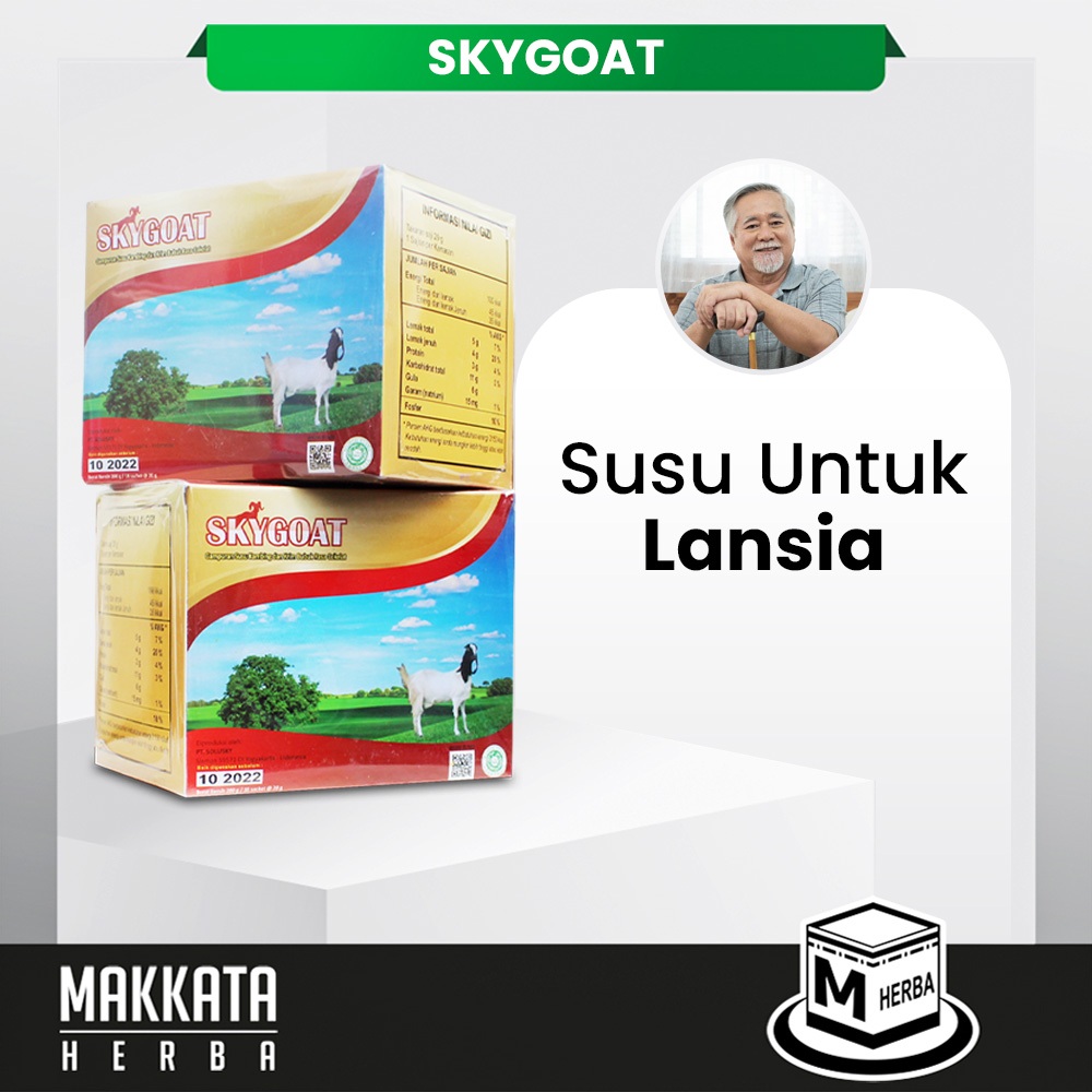 

SUSU LANSIA UNTUK TULANG DAN SENDI SKYGOAT Susu Kambing Etawa Bubuk Obat Nyeri Sendi Susu Protein
