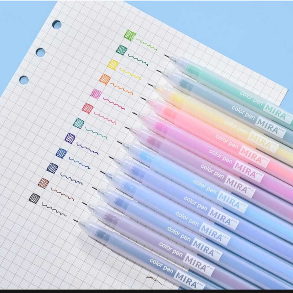 

pulpen gel color pen warna 12 warna