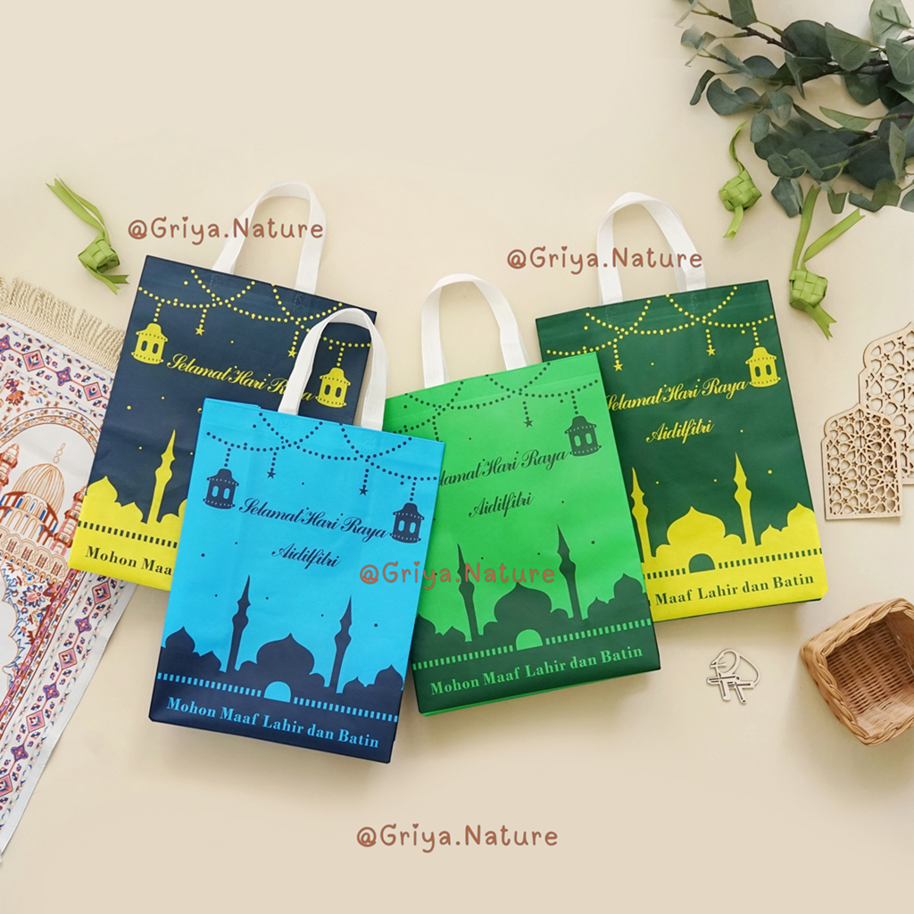 

[COD] GRIYA NATURE | Tas Lebaran Idul Fitri Laminasi Tinggi Murah (LTM) JUMBO 38x30x15cm BESAR Muat Beras Sembako Tas Parcel Bingkisan Parsel Hajatan Tas Hampers Souvenir Sovenir Box Tote Goody Goodie Bag Plastik Hari Raya Goodiebag Totebag Lusinan Satuan