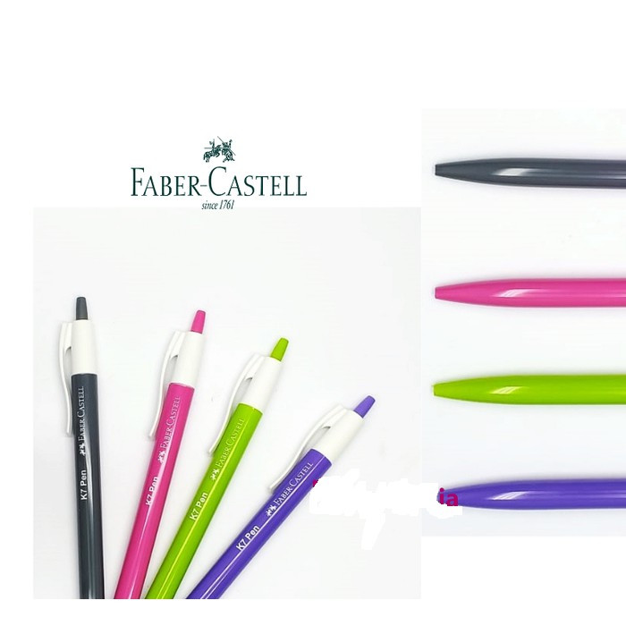 

Pulpen FABER CASTELL K7 0.7mm / Ballpoint Pen