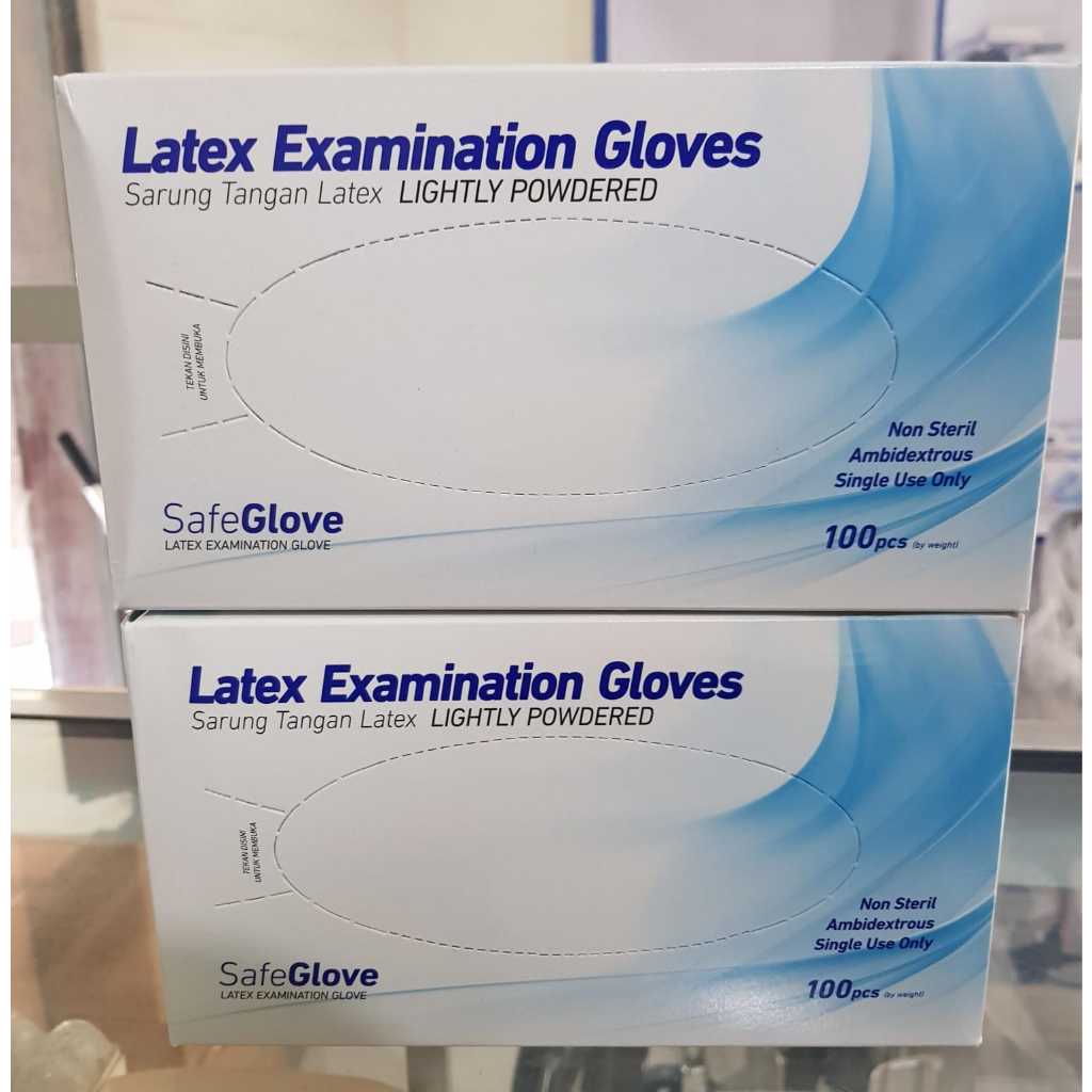 Safeglove Sarung Tangan Latex Handscoon Medis