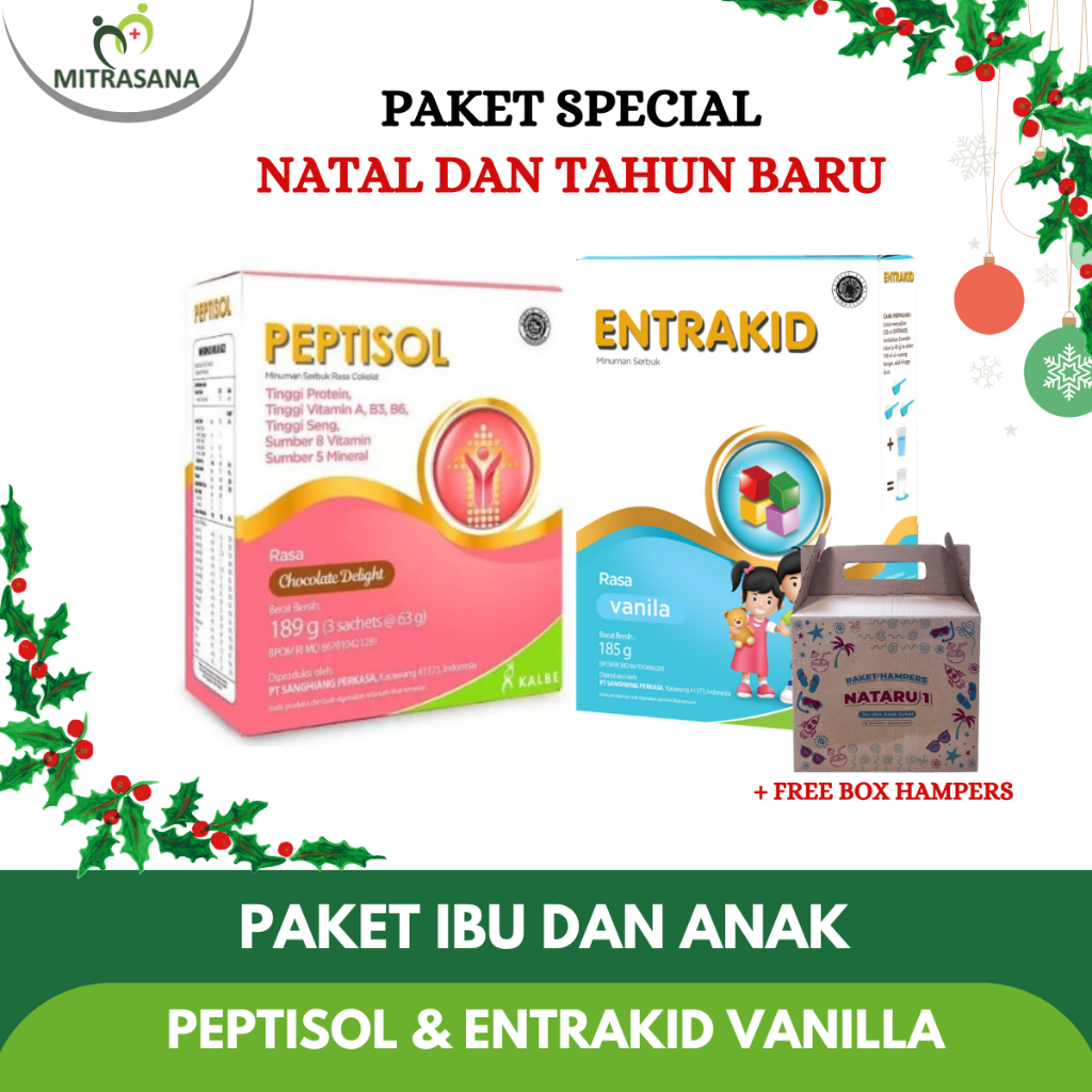 

Paket Ibu dan Anak - Peptisol & Entrakid Vanilla