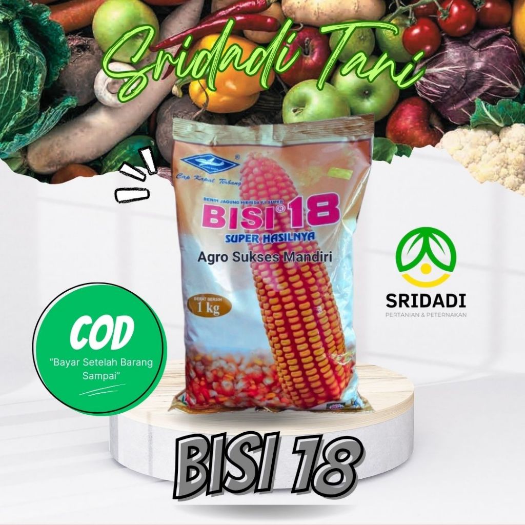 BENIH BIBIT JAGUNG HIBRIDA BISI 18