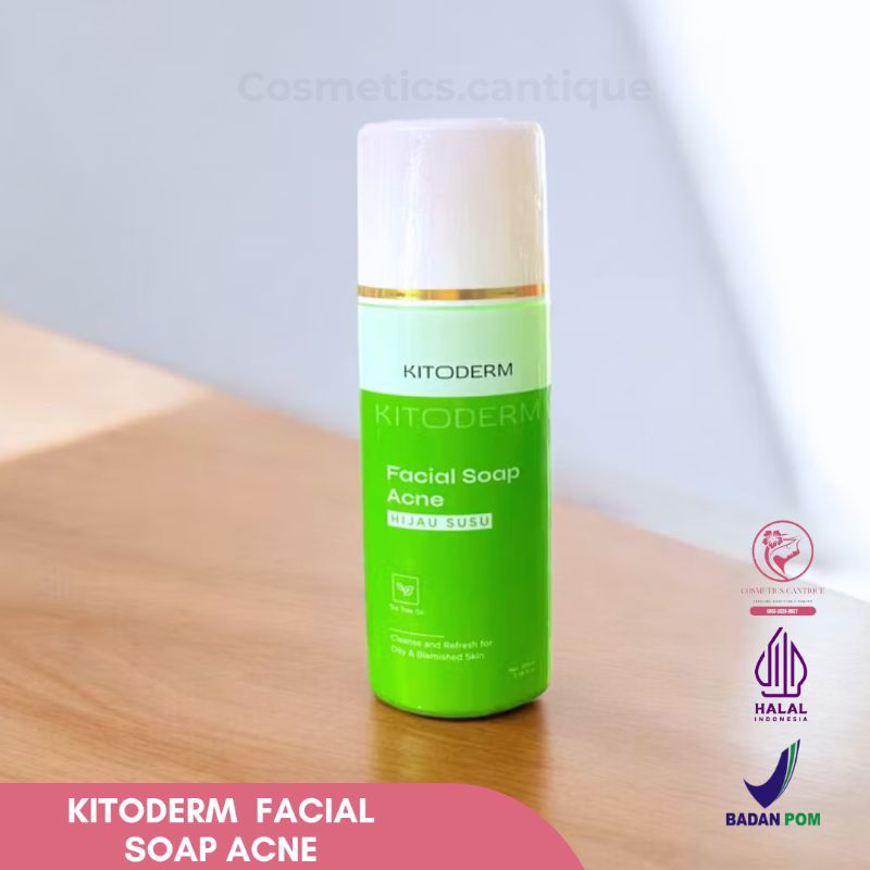 KITODERM FACIAL SOAP ACNE HIJAU SUSU