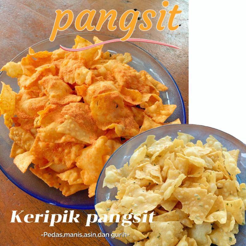 

250GR KERIPIK PANGSIT,PANGSIT PEDAS,PANGSIT ORIGINAL,PANGSIT MANIS