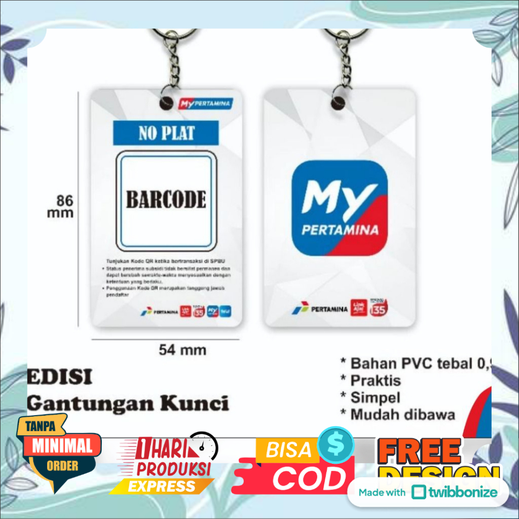 

CETAK KARTU MY PERTAMINA BAHAN PVC