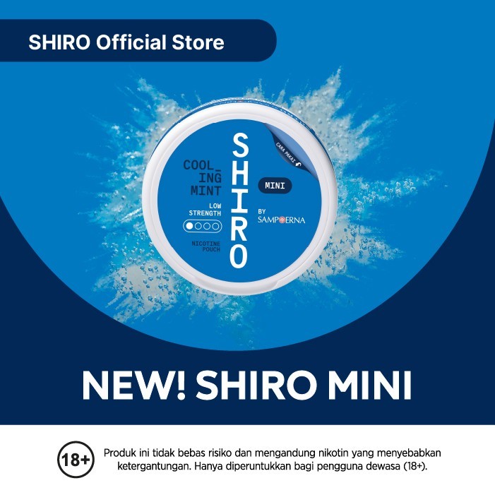 SHIRO MINI BY SAMPOERNA 2mg Nicotine Pouch