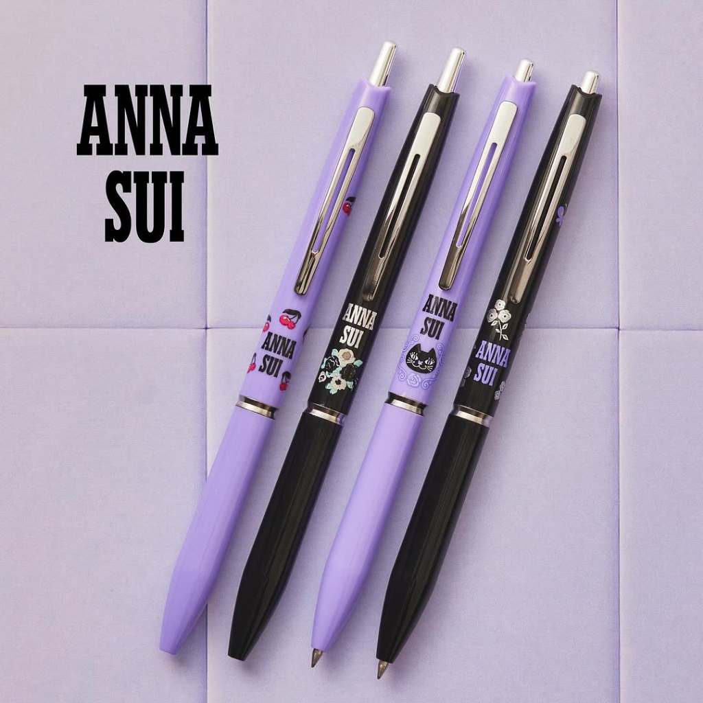 

Pilot Acroball Anna Sui Silver Gold Line Ballpoint Pen 0.5mm Pulpen Limited Edition