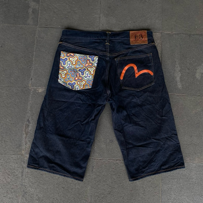 Evisu Daicock Jort Pants No3 LOT 2000S