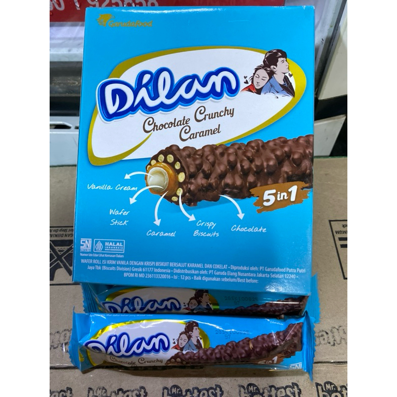 

DILAN Crunchy Choco Caramel 24gr x 12