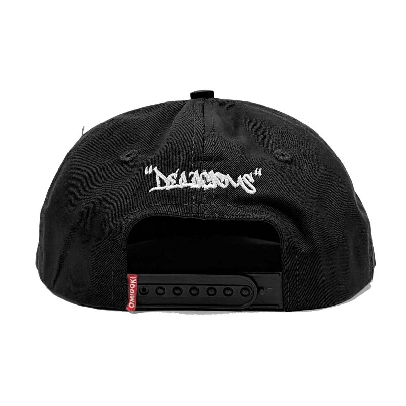official ropehat topi visor pendek hitam omidoki topi skena azax