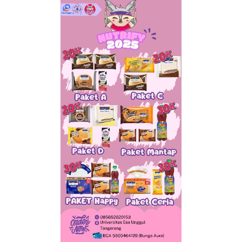 

[PO] PAKET SARI ROTI BY NURTRIFY 2025
