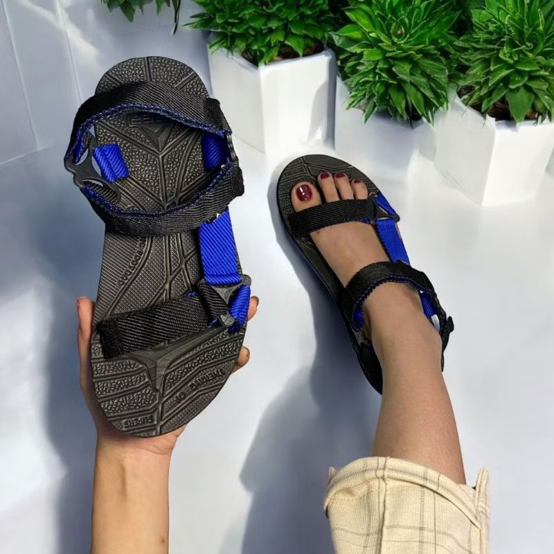 SANDAL GUNUNG DEWASA/SANDAL PRIA MOTIF TALI BELAKANG AIRGER UK 38-42