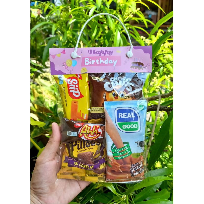 

Label Jajan Plastik Snack Ulang Tahun