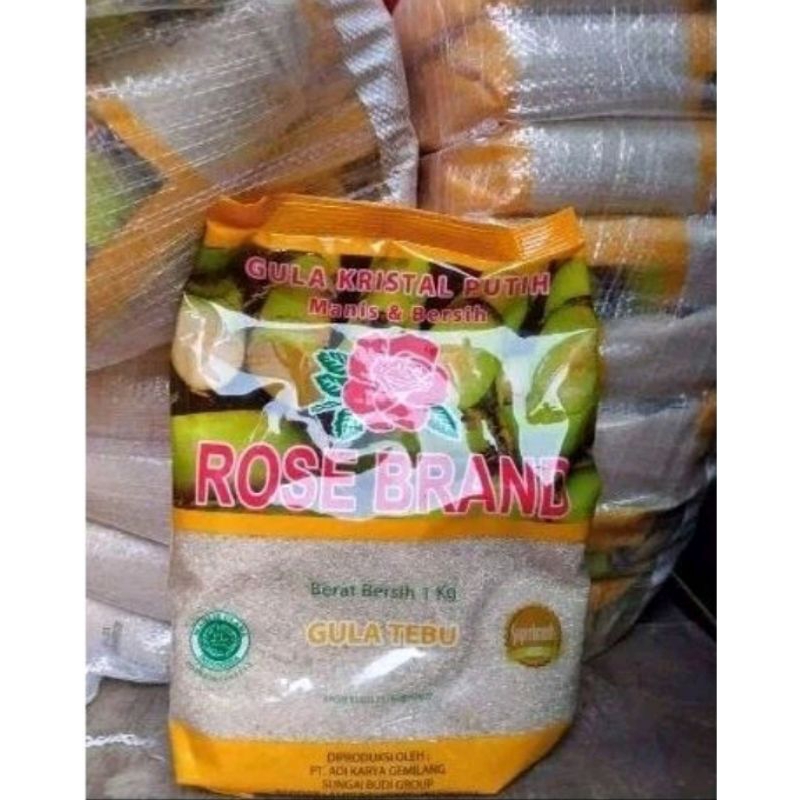 

Gula pasir Rose brand kuning 1Kg an ( 1ball)
