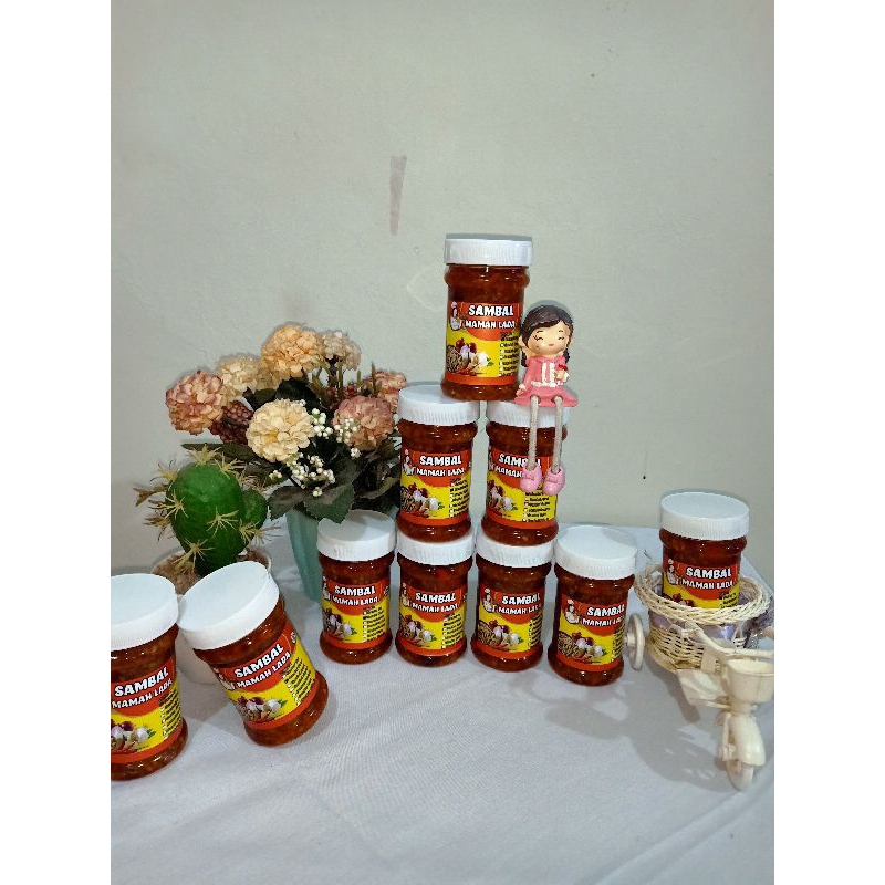 

sambal mamah lada,, berat 170 grm