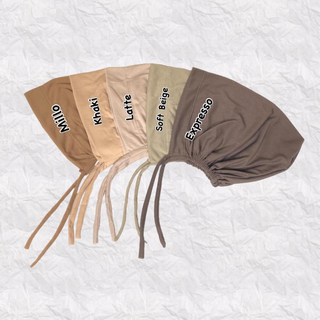 Ciput Tali Bahan Kaos / Dalaman Hijab Bahan Kaos / Ciput Tali