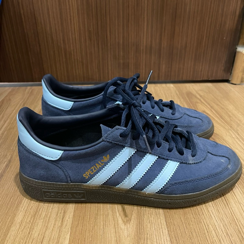 PRELOVED - SEPATU ADIDAS HANDBALL SPEZIAL NAVY GUM/  ORIGINAL SNEAKERS SEPATU ADIDAS BIRU SECOND