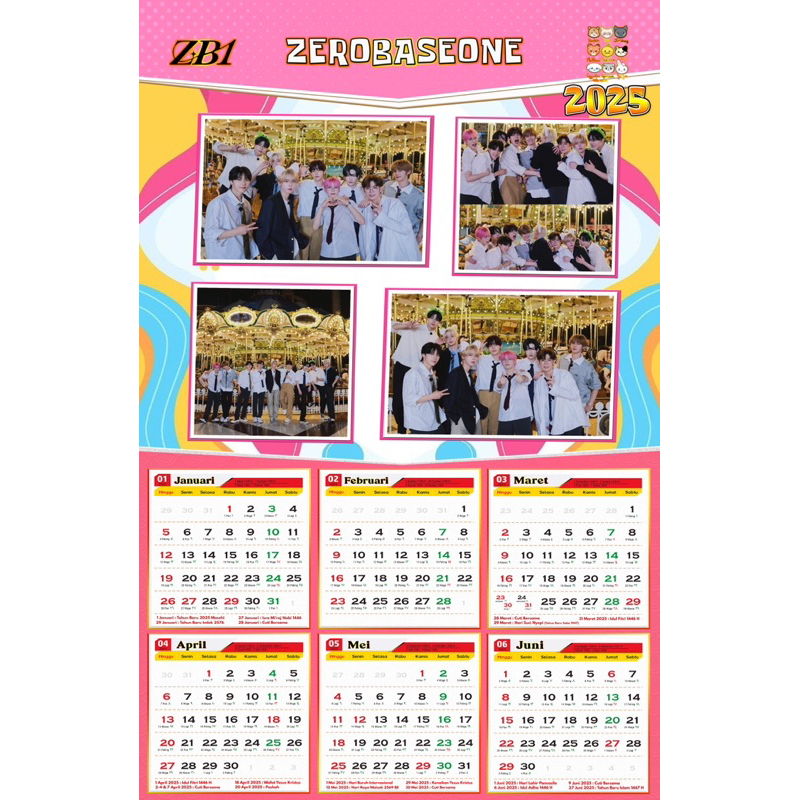 

ZEROBASEONE Calendar ZB1 2025