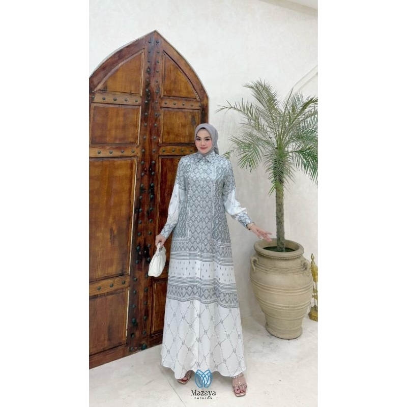 Gamila Dress by Mazaya FashionOriginal - Dress dengan Bahan Mary Silk Signature Mazaya
